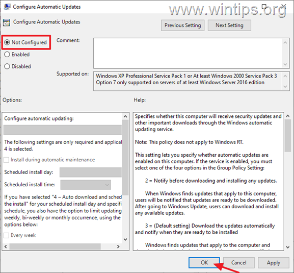 fix settings managed by your organization group policy
