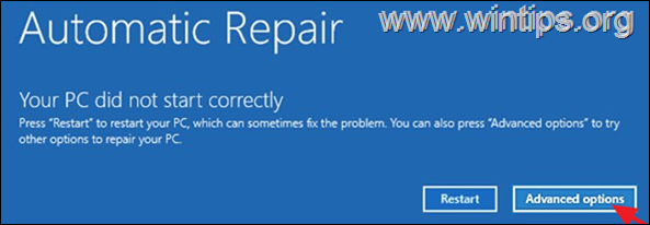 Windows 10/11 automatic repair