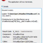 FIX: VirtualBox Document is empty (Solved)
