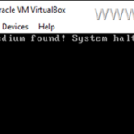 VirtualBox No bootable medium found! System halted. (Solved)