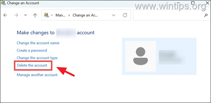 Delete Accounts Windows 11/10/7