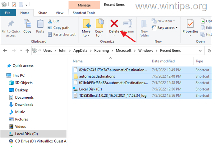Windows Explorer does not refresh changes - fix