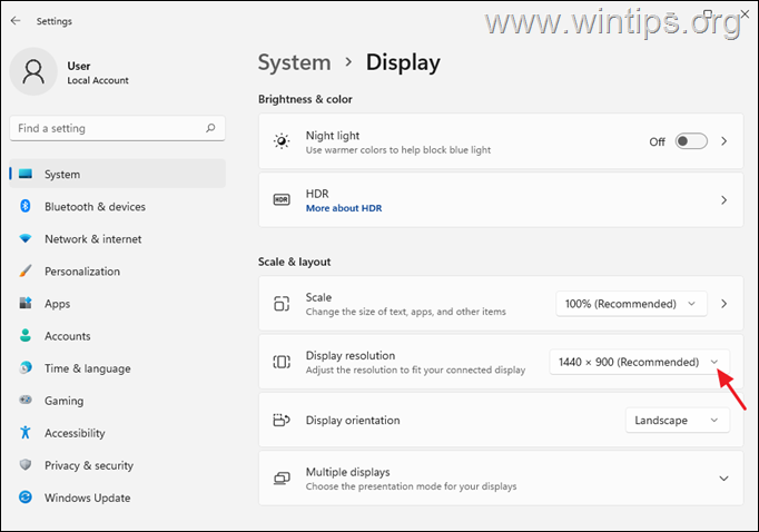How to Change Screen Resolution on Windows 11