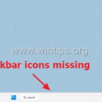 FIX: Taskbar Icons Missing on Windows 11. (Solved)