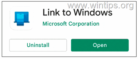 Link to Windows app 
