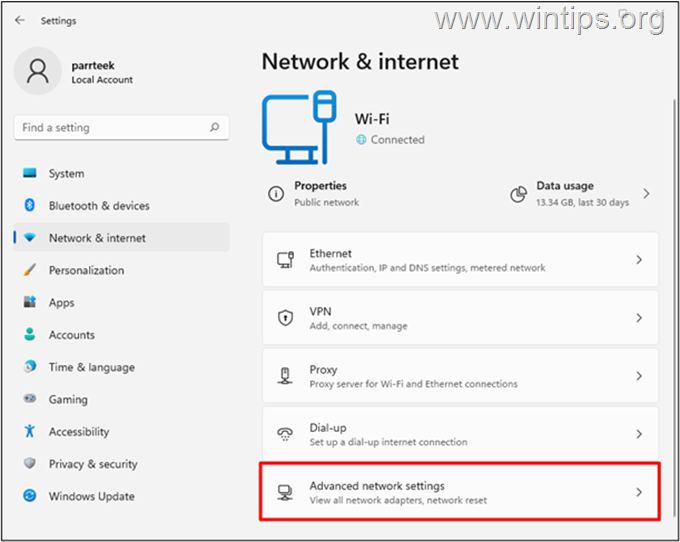 FIX: Ethernet doesn’t have a valid IP configuration 