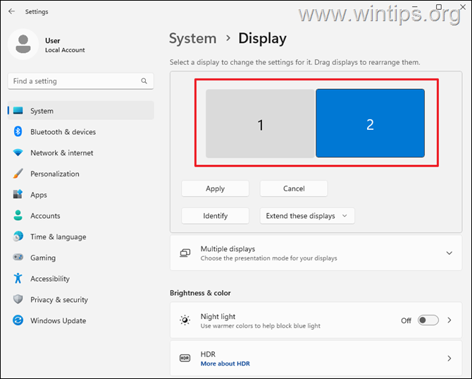 How to Setup Dual Monitors in Windows 11.