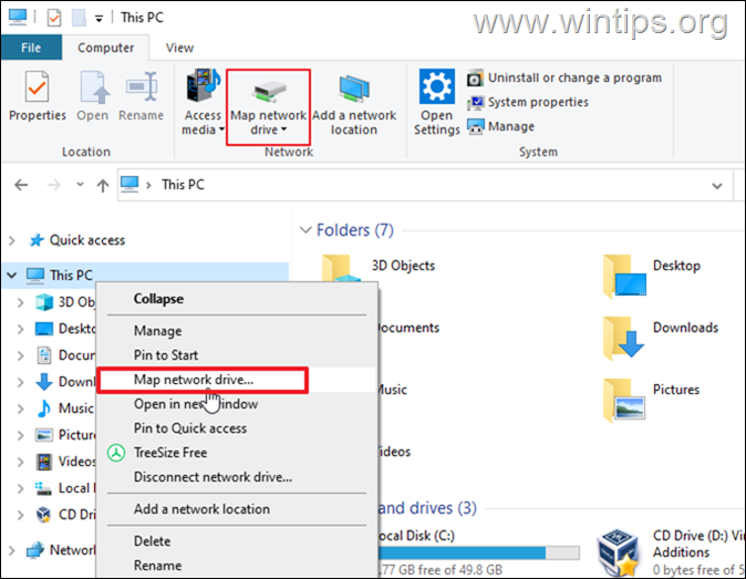How to Map Network Drive on Windows 10/11