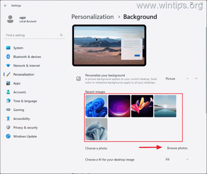 How to Change Virtual Desktop Background