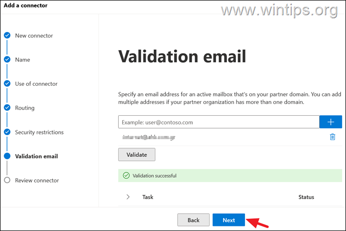 Configure Office 365 Connector to Route emails to your Own Mail Server.