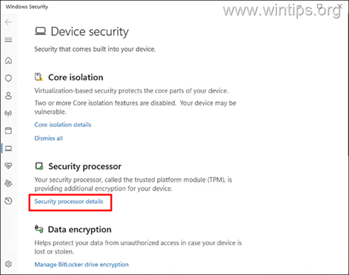 Clear TPM Device Security