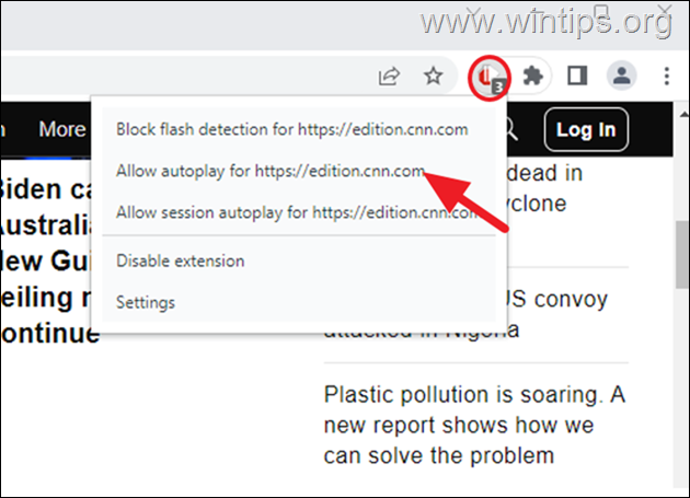 How to Disable Autoplay videos in Chrome 