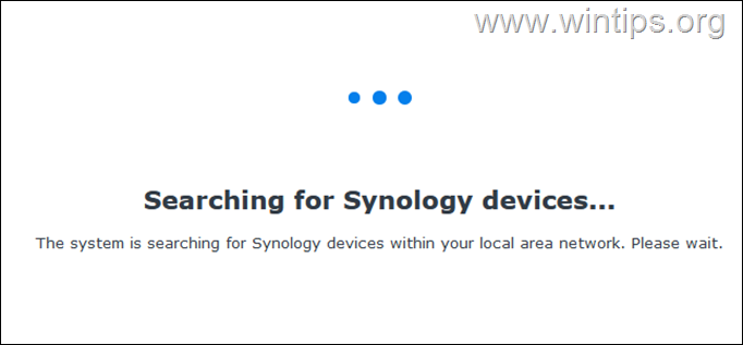 How to First Time Setup Synology NAS.