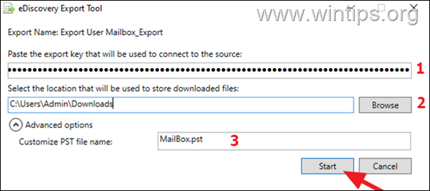 How to Export Outlook 365 Mailbox to PST.