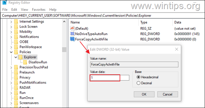 retain original permissions when copying to another drive