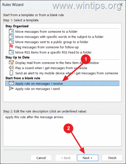  Configure Auto Reply Rule in Outlook (POP3/IMAP)