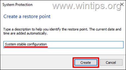 How to Create a restore point on Windows 10/11