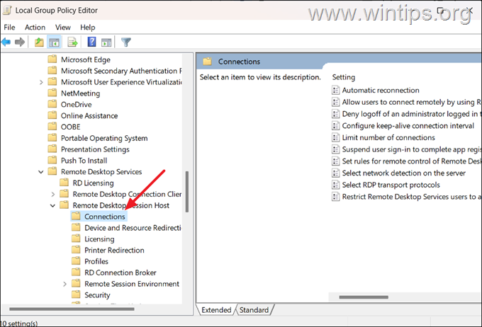 enable remote desktop group policy