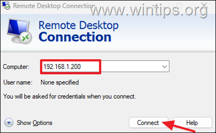 how to remote desktop connection