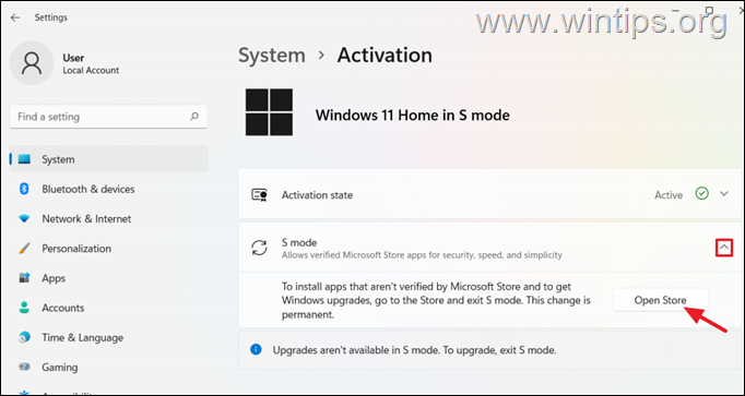 How to Switch Out S Mode in Windows 11