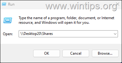 How to connect to a Shared Folder