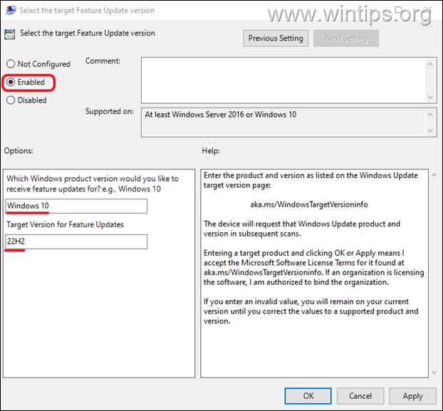 block windows 11 upgrade in group policy- policy