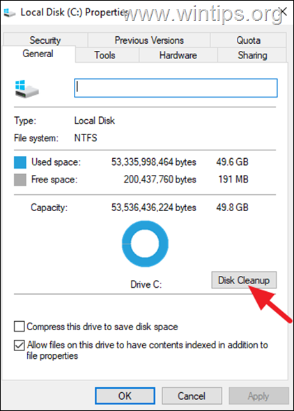 Disk Cleanup 
