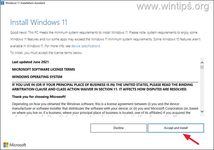 Upgrade to Windows 11 from Windows 10