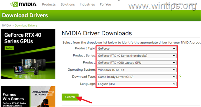 NVIDIA Drivers Download