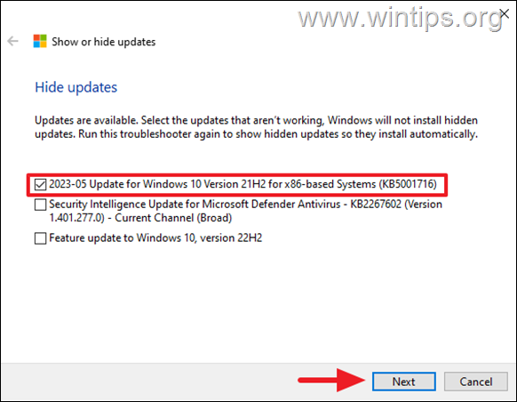 FIX Windows 10 KB5031356 Update Error 0x8007000D