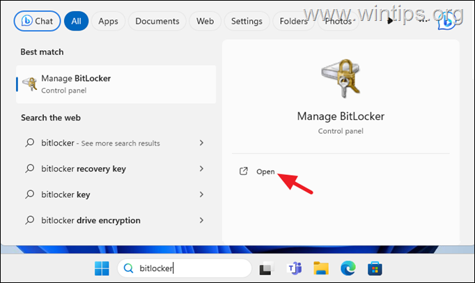 How to Disable BitLocker Encryption in Windows 11 Pro