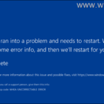 FIX: VMware WHEA_UNCORRECTABLE_ERROR on Workstation Player.