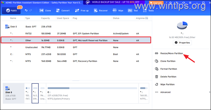 Extend System Reserved Partition on Windows 11/1