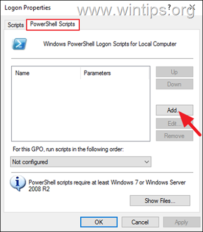 Run PowerShell Script at Logon