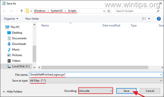Email Alelt For User Login 