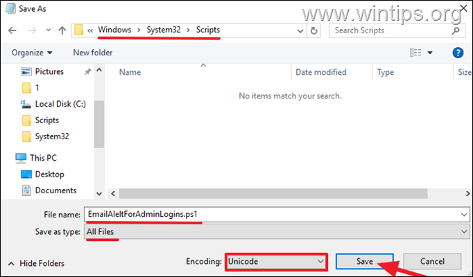 Email Alert For Admin login