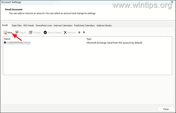 Add Shared Mailbox's Email Account in Outllok