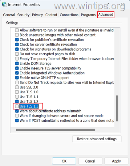 Internet Properties 