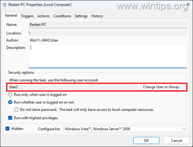 FIX: task requires that the user account specified has Log on as batch job rights