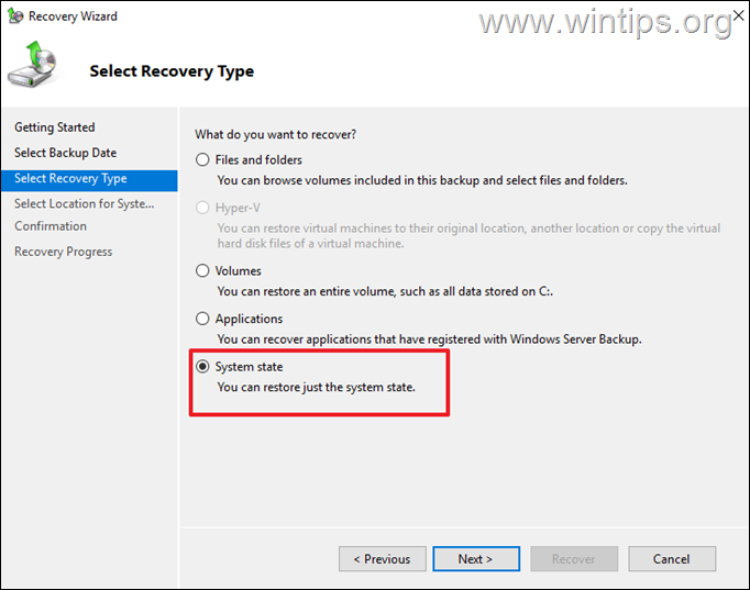 Restore AD System State from backup.
