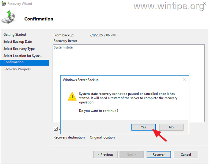 active directory restore