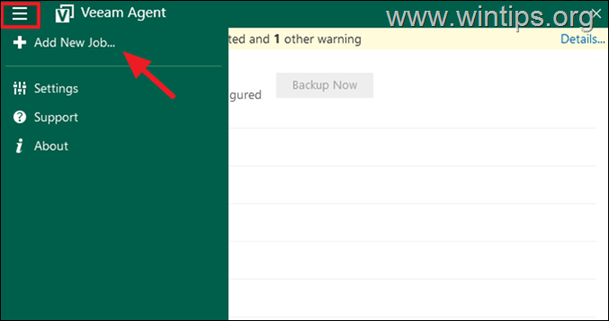 How to Use Veeam Backup Agent Free to Back up a Windows File Server.