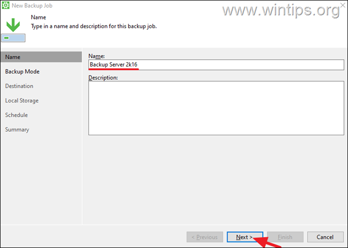 How to Backup a Windows File Server with Veeam Agent for Windows.*