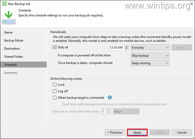 Veeam Backup Agent for Windows