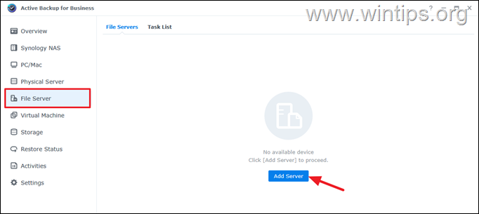 How to Back up a Windows File Server to a Synology NAS.