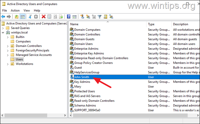 Change UPN Suffix of user