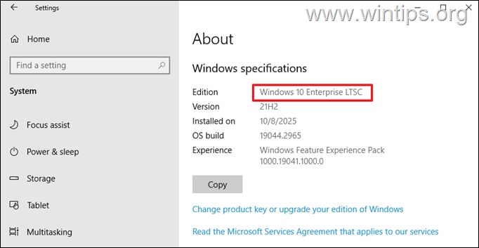 Windows 10 Enterprise LTSC 2021 (21H2)