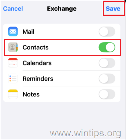 How to Sync Microsoft 365 Global Address List with the iOS native Contacts app 