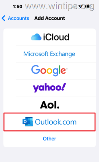 sync personal outlook contacts to iphone