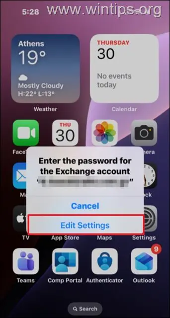 How to sync outlook 365 contacts with contacts app ios